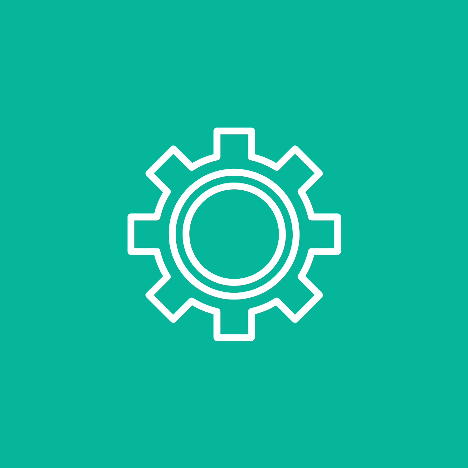 Computer icon on peach background